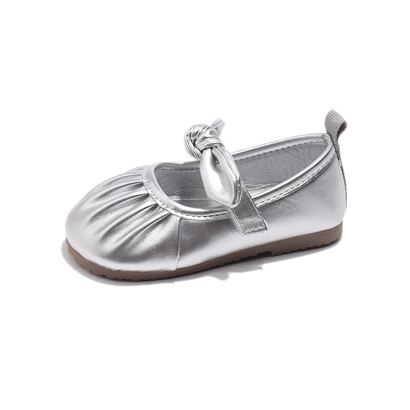 Beebitüdruku nahast kingad Kevad-sügis, laste vabaajajalatsid Mugavad kerged pehme tallaga laste vibuprintsessi kingad, suurus 23-35 H08102