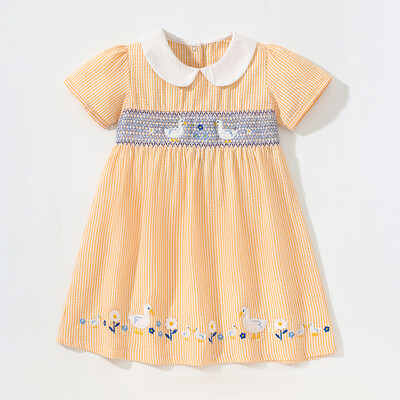 Little maven Suvine armsad beebitüdrukud riided Loomade Part Tikandid Lapsed Tüdrukute pidu Printsess Kleidid Lasteriided Vestidos