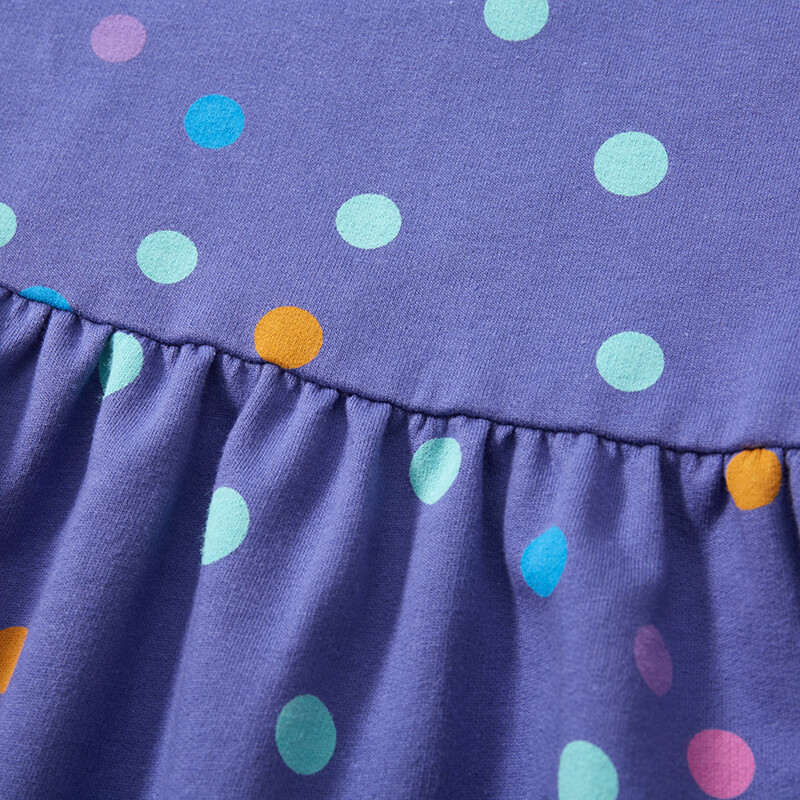 Little maven Suvine armsad lasteriided puuvillased sünnipäevad Vestidos Multikad Ükssarvikukleidid Lasteriided Täpikesed Tüdrukute Peokleidid