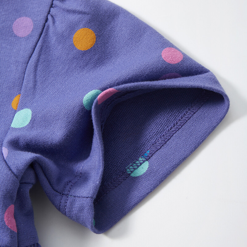 Little maven Suvine armsad lasteriided puuvillased sünnipäevad Vestidos Multikad Ükssarvikukleidid Lasteriided Täpikesed Tüdrukute Peokleidid