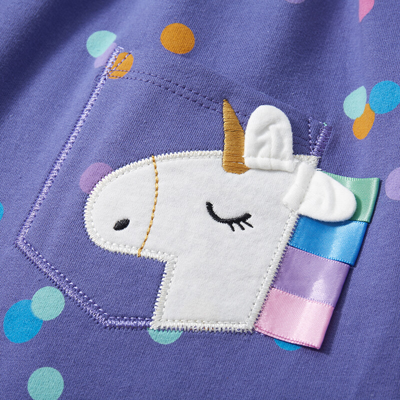 Little maven Suvine armsad lasteriided puuvillased sünnipäevad Vestidos Multikad Ükssarvikukleidid Lasteriided Täpikesed Tüdrukute Peokleidid