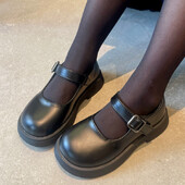 2024. aasta kevad-sügis, uus korea stiilis tüdrukute nahast koolitüdruku valged kingad Mood Printsess Beebi pehme tald Mary Jane`i pässid