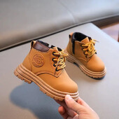 Dječje tople čizme Modne kožne cipele za dječake Djevojčice Dječje male kratke čizme Neklizajuće otporne na habanje Studentska ležerna obuća