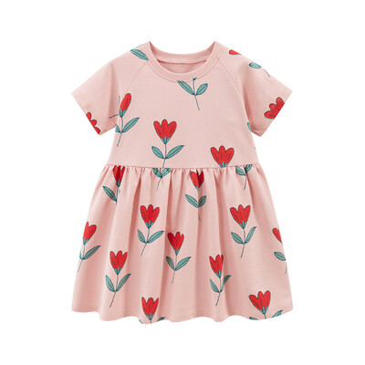 Little Maven 2024 Korea suveprintsess imikute lapsed riided lasteriided tüdrukud puuvillased multifilmid lilled Kleidid Vestidos