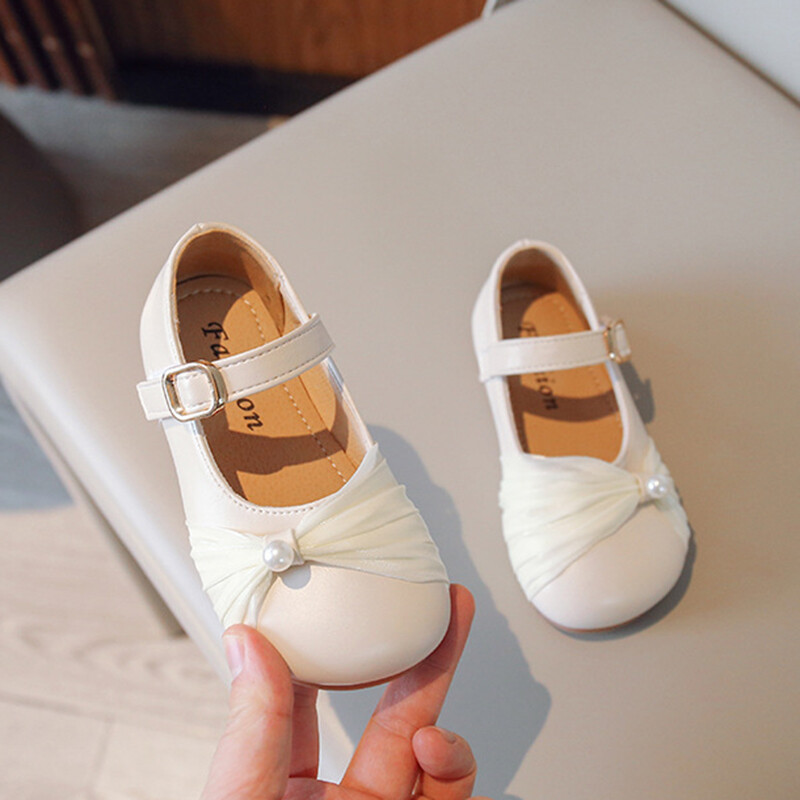 Kevad tüdrukud pärlnahast kingad Lastele armsad armsad printsess pehmed mugavad jalanõud väikelastele libisemisvastased vabaajajalatsid