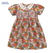 Little Maven Baby Girls, 2024. aasta suvi, uued laste riided kleit pühade multifilmid lilled kleidid lasteriided vestidos puuvillased