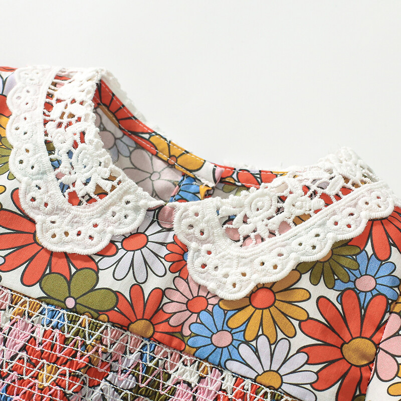 Little Maven Baby Girls, 2024. aasta suvi, uued laste riided kleit pühade multifilmid lilled kleidid lasteriided vestidos puuvillased