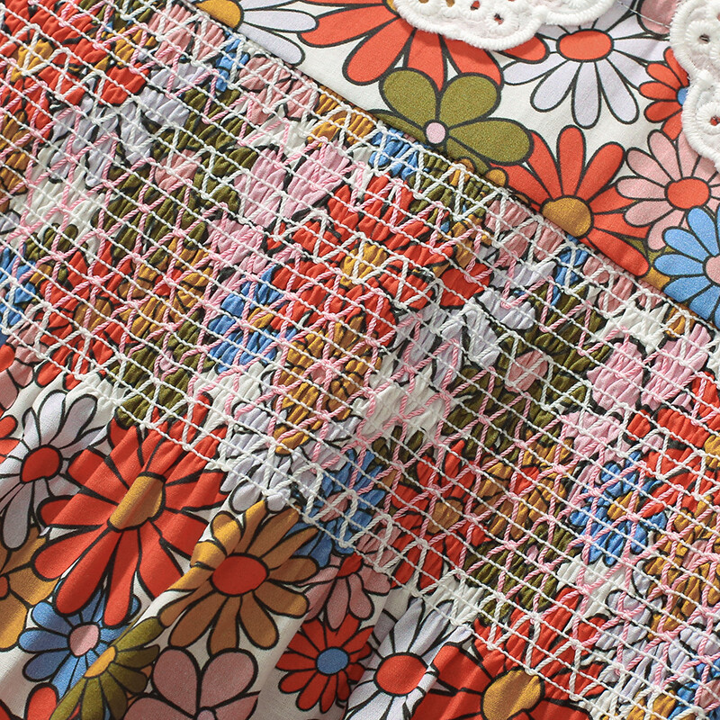 Little Maven Baby Girls, 2024. aasta suvi, uued laste riided kleit pühade multifilmid lilled kleidid lasteriided vestidos puuvillased