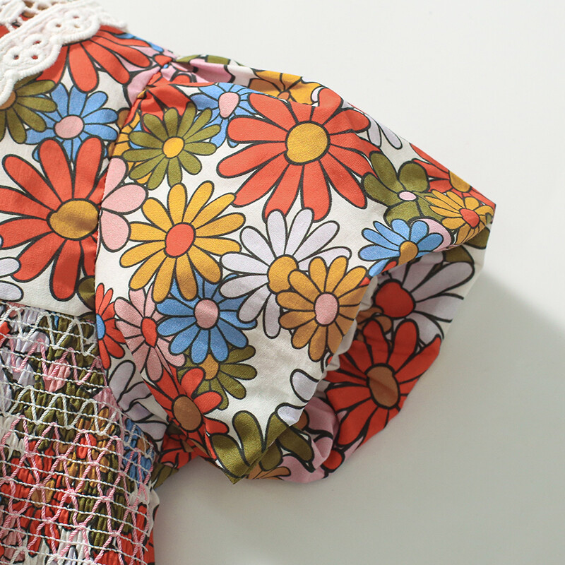 Little Maven Baby Girls, 2024. aasta suvi, uued laste riided kleit pühade multifilmid lilled kleidid lasteriided vestidos puuvillased