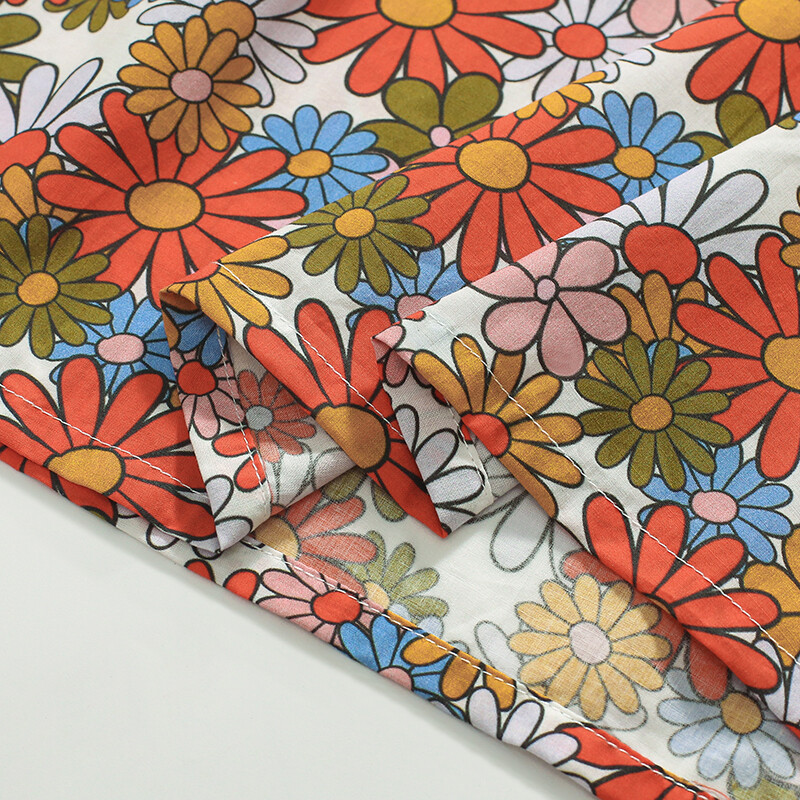 Little Maven Baby Girls, 2024. aasta suvi, uued laste riided kleit pühade multifilmid lilled kleidid lasteriided vestidos puuvillased