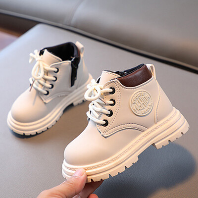 Moodsad lastesaapad 2024 Tüdrukutele Beebisaapad Kingad Poiste vabaaja Väikesed Kollased Lühikesed Saapad Sügistalvel Lastele Soojad kingad