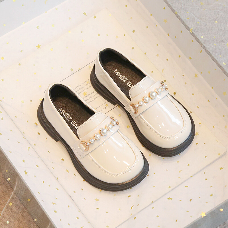 Unishuni tüdrukute lakknahast kingad, lastekleidid, lamedad, pärlmutter mokassiinid, printsess, kevad-sügis koolikingad