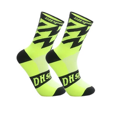 Õuesokid sääre keskpaigani rattasõiduks hingavad ja kulumiskindlad spordisokid