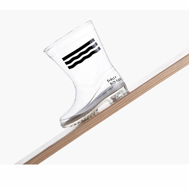 Lapsed poistele, tüdrukutele, vihmasaapad, selged, veekindlad, veekindlad jalatsid, PVC pehmed vihmasaapad õpilastele, poistele, kummist vihmasaapad