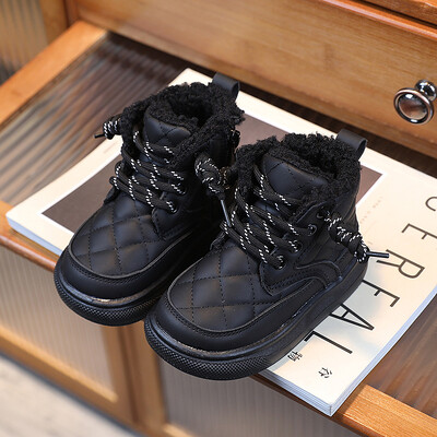 2024. aasta talve uued lastejalatsid 1–6-aastastele poistele, nahksaapad, tüdrukute moe Korea väljaanne Martin Boots, trendikad kingad