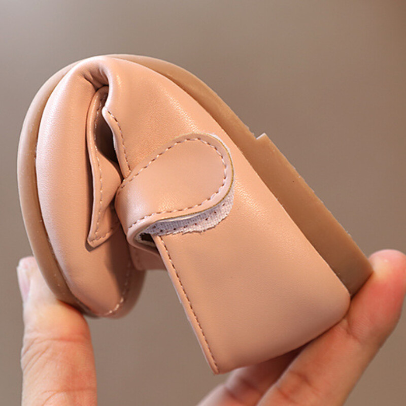 Tüdrukute nahast kingad Kevadised armsad Bowknot pehme tallaga laste printsessikingad Mood Lastele Üliõpilaste Väikeste Tüdrukute Üksikkingad