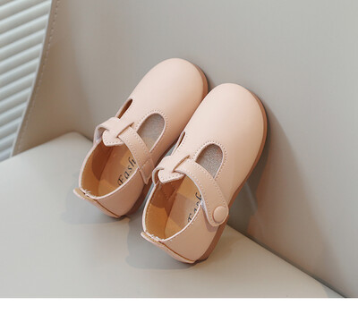 Kevad-sügis lastejalatsid T rihmaga nahast kingad tüdrukutele, poistele, libisemiskindlad väikelapsed Mary Janes beebidele, pandlaga rihmaga jalatsid