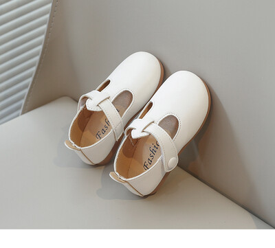 Kevad-sügis lastejalatsid T rihmaga nahast kingad tüdrukutele, poistele, libisemiskindlad väikelapsed Mary Janes beebidele, pandlaga rihmaga jalatsid