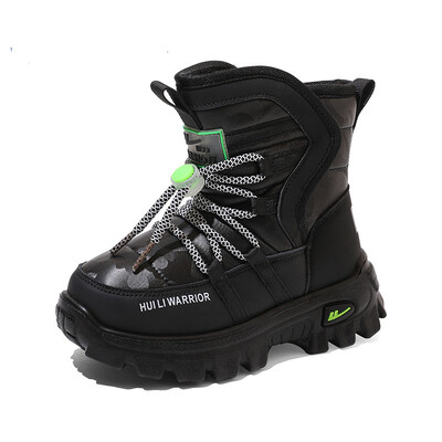 Lastejalatsid 2024 talv uued kerged puuvillased kingad tüdrukud plüüssaapad poistele soojad lumesaapad 4-15 a.