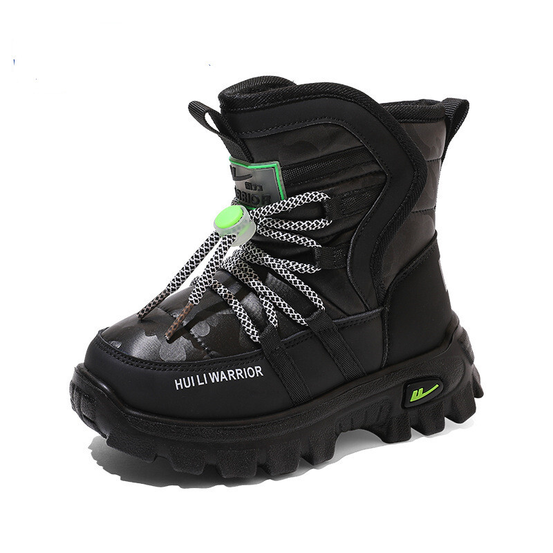 Lastejalatsid 2024 talv uued kerged puuvillased kingad tüdrukud plüüssaapad poistele soojad lumesaapad 4-15 a.