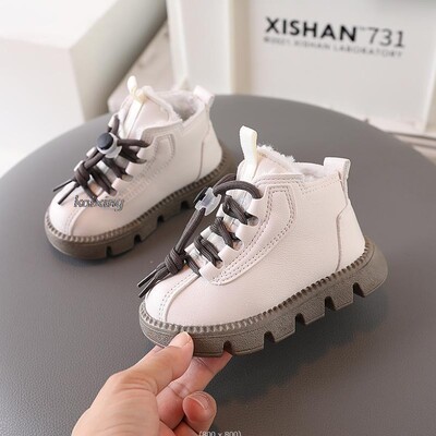 Briti sügistalv väikelaste saapad, poisid, tüdrukud, nahksaapad, pehmed veekindlad, libisemiskindlad soojad lastejalatsid vabaaja libisemiskindlad