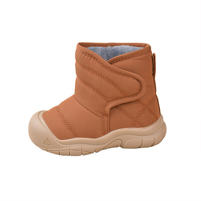 Talvised puuvillased beebijalatsid Lastele veekindlad lumesaapad poistele tüdrukutele ühevärvilised lühikesed saapad lastele igapäevased reisijalatsid talvel