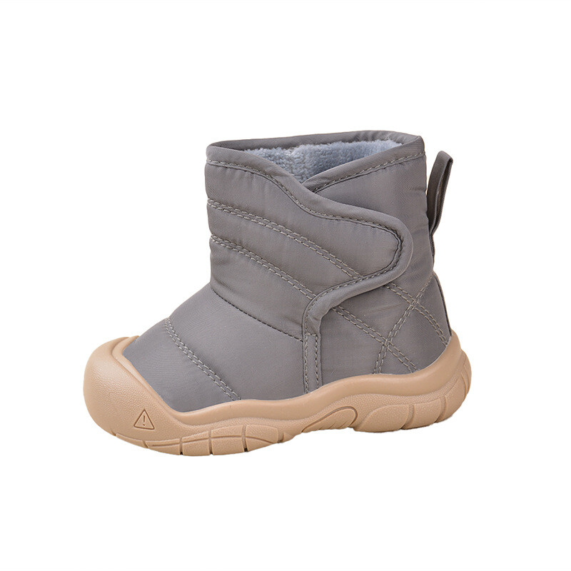 Talvised puuvillased beebijalatsid Lastele veekindlad lumesaapad poistele tüdrukutele ühevärvilised lühikesed saapad lastele igapäevased reisijalatsid talvel