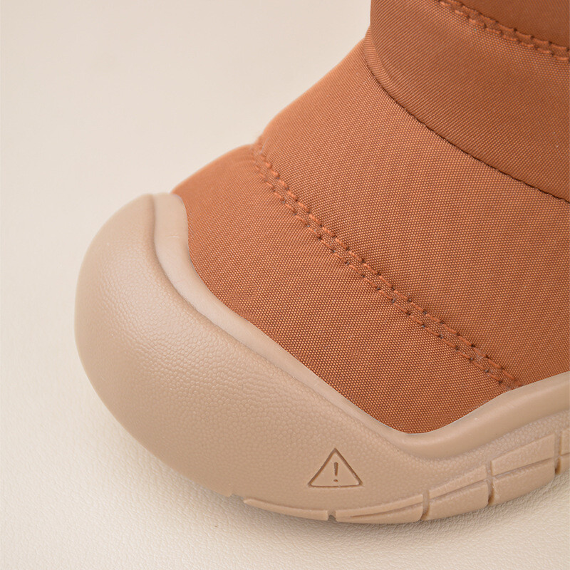 Talvised puuvillased beebijalatsid Lastele veekindlad lumesaapad poistele tüdrukutele ühevärvilised lühikesed saapad lastele igapäevased reisijalatsid talvel