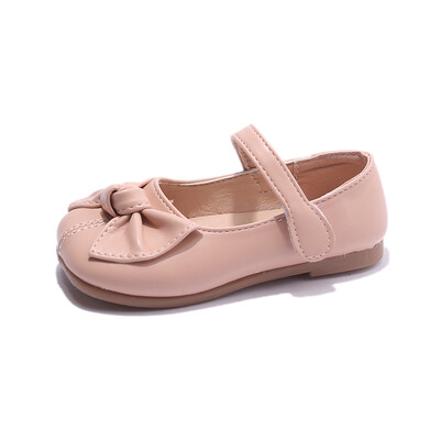 Papion, cu talpă moale, anti-alunecare, pantofi din piele pentru fete, primăvară, toamnă, în aer liber, PU, pantofi casual din piele, mărimea 21-35, sandale de femeie