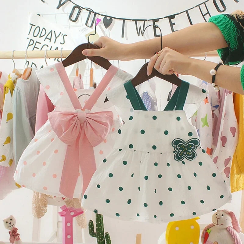 Tüdrukute suvised riided Vastsündinutele Tüdrukute Kleit Lapiline Võrgust Printsess Kleit Väikelaste Laste Sünnipäevapeokleit Vestidos