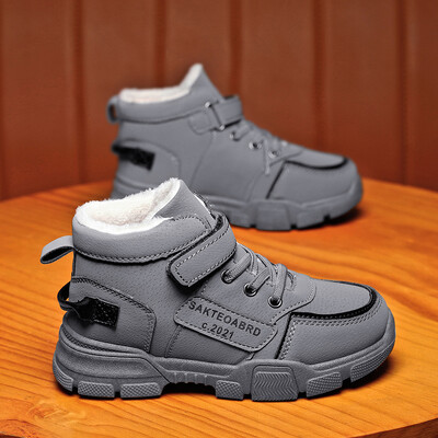 Παιδικές μπότες Νέα Φθινόπωρο/Χειμώνας 2024 Boys` Doc Martens Ζεστά αγορίστικα ρετρό μποτάκια για κορίτσια Snow μποτάκια