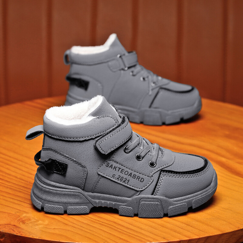 Παιδικές μπότες Νέα Φθινόπωρο/Χειμώνας 2024 Boys` Doc Martens Ζεστά αγορίστικα ρετρό μποτάκια για κορίτσια Snow μποτάκια