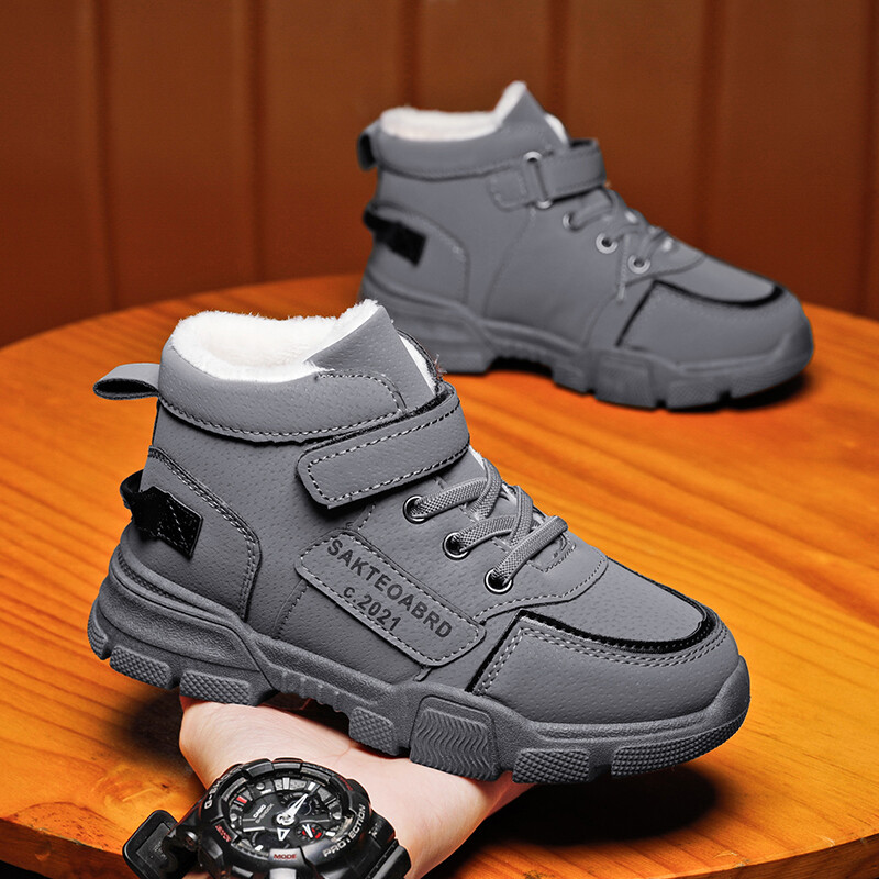 Παιδικές μπότες Νέα Φθινόπωρο/Χειμώνας 2024 Boys` Doc Martens Ζεστά αγορίστικα ρετρό μποτάκια για κορίτσια Snow μποτάκια