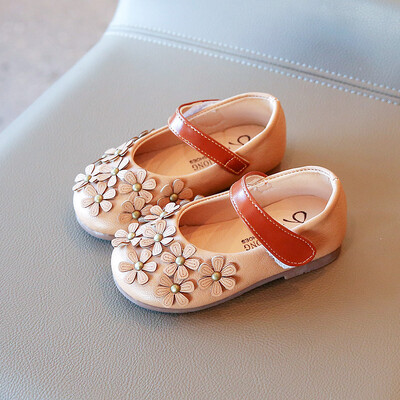 Laste koolikingad 2024 kevad-sügis tüdrukute kingad 1–2 aastased ühevärvilised lillelised pehme tallaga libisemisvastased väikeste tüdrukute peokingad