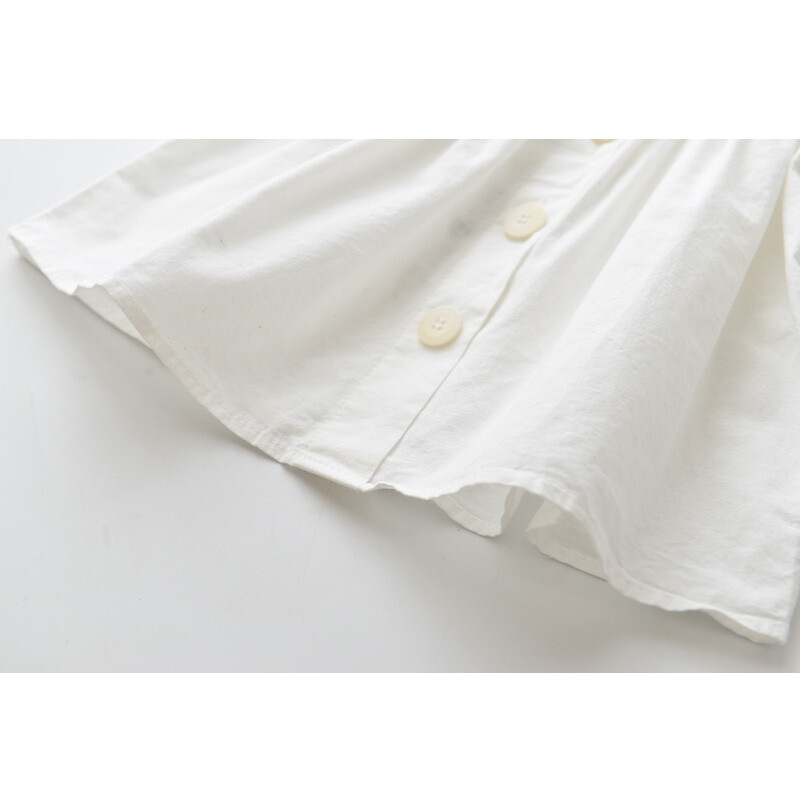 LOVE DD&MM Tüdrukute särgid Suvine Uus Lasteriided Armsad Lilled Väikeste Kaladega Retrotikandid Õla beebi lühikeste varrukatega särk