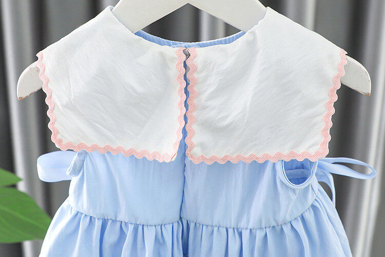 Haljine za djevojčice Ljeto 2024. Dječja pamučna svečana haljina princeze za dječji rođendan Slatka odjeća Dječja pamučna haljina Kostim za malu djecu