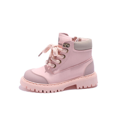 YISHEN Martin Μπότες Παιδικά Χειμερινά Παιδικά Παπούτσια Ζεστά Μποτάκια για Κορίτσια Αγόρια Lace Up Νήπια Μόδα Αθλητικά Παπούτσια Botas Martin