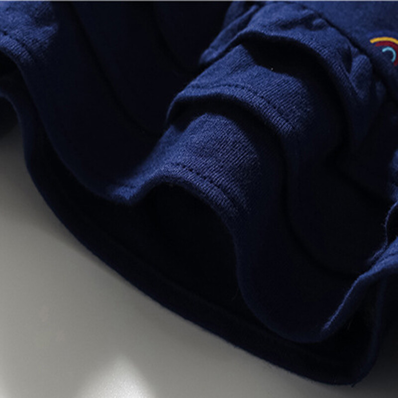 Little Maven Tüdrukute Kleit Vikerkaar Lastele Tüdrukutele Ujutatav kraega polokleidid Koolikostüüm 2-7 aastasele Lasteriided