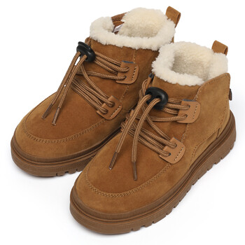 YISHEN Snow Boots Παιδικά Χειμερινά Παιδικά Παπούτσια Ζεστά Αντιολισθητικά Κοντά Μποτάκια Αγόρια Κοριτσίστικα Χειμερινά Παπούτσια Suede βελούδινα Botas De Nieve