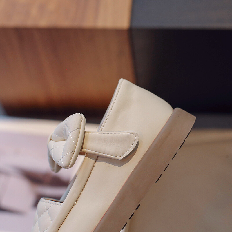 Elegantsed kahvatu mustriga Vamp koolikingad Tüdrukutele Täielikult tasase kontsaga Väike tüdruk mary jane Kingad Lasteprintsessi vabaajajalatsid