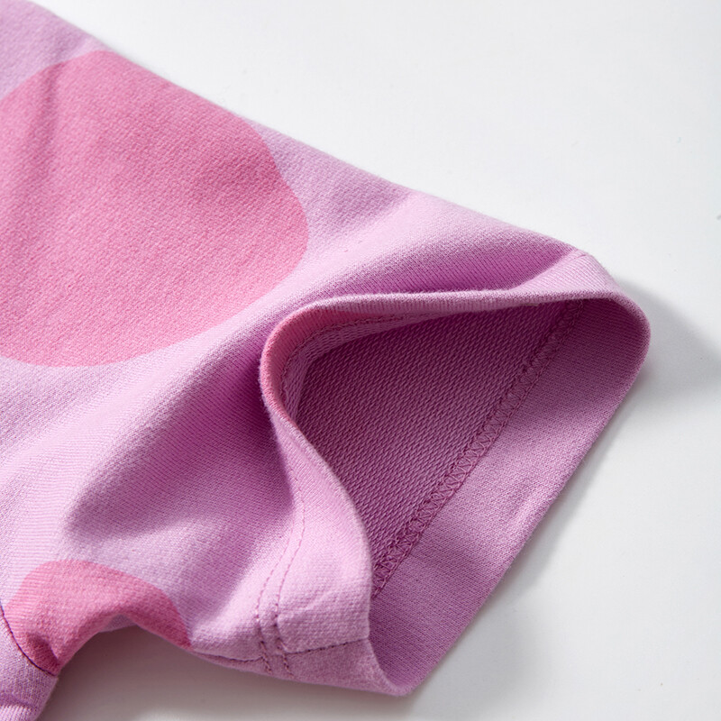 Little maven Uus suvetüdrukutele beebidele laste kleit Puuvillane täpitrükk Lasteriided Seelik Lühikeste varrukatega Tüdrukutele Printsess Kleit Vestidos