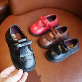 Παιδικά Παπούτσια Καινούργια Παιδικά Μικρά Κοριτσάκια Καλοκαιρινά Δερμάτινα Παπούτσια για Κορίτσια Princess T-word Shoes 1 2 3 4 5 6 7 Years New