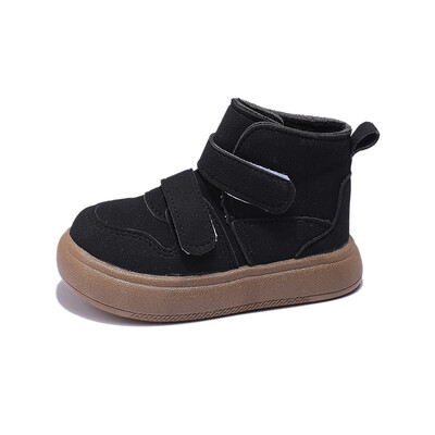 Dječaci Čizme za snijeg Dječje visoke ravne tenisice za djevojčice Ležerne zimske baršunaste pamučne cipele za hodanje, ležerne kombinacije, dijete