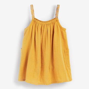 Little maven 2024 Baby girls Summer Clothes Slip Dress Βαμβακερές εκτυπώσεις από ελέφαντα με καμηλοπάρδαλη για παιδιά Βρεφικό φόρεμα για νήπια