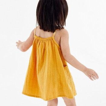 Little maven 2024 Baby girls Summer Clothes Slip Dress Βαμβακερές εκτυπώσεις από ελέφαντα με καμηλοπάρδαλη για παιδιά Βρεφικό φόρεμα για νήπια