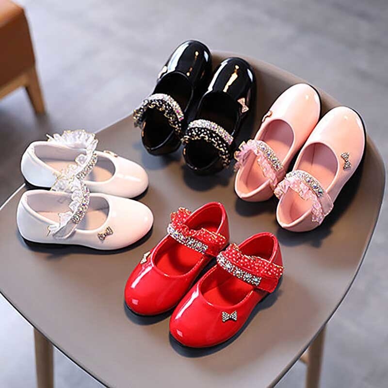 Fete cu flori, alb roșu, pantofi din piele prințesă pentru copii, pantofi pentru nuntă pentru fete, pantofi 1 2 3 4 5 6 7 8 până la 9 10 11 12 ani