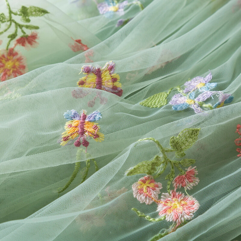 Rochie de vară pentru copii mici pentru fetițe, tutu din plasă umflată, prințesă, cu broderie florală, rochie cu bretele pentru fetițe, haine pentru petrecerea de aniversare