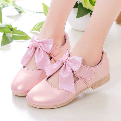 Tüdrukute lapsed Lapsed Roosad valged nahast kingad Lilletüdrukutele Pulma Ladina tantsu printsessi kingad Uued 2021 8 10 12 aastat vanad