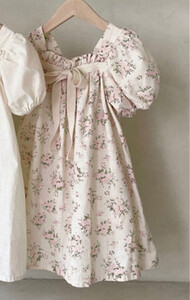 MILANCEL New Kids Girl Φόρεμα Φόρεμα Παιδική Φόρεμα Φούσκα Φιόγκο Φόρεμα floral Party Outwear