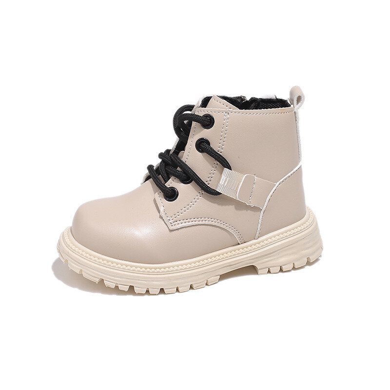 Bērnu ādas vienvietīgi zābaki 2024. gada modes meiteņu zēnu izpārdošana Bērnu puszābaki ikdienišķas, mīkstas bērnu apavi zīdaiņiem, mazuļiem J328